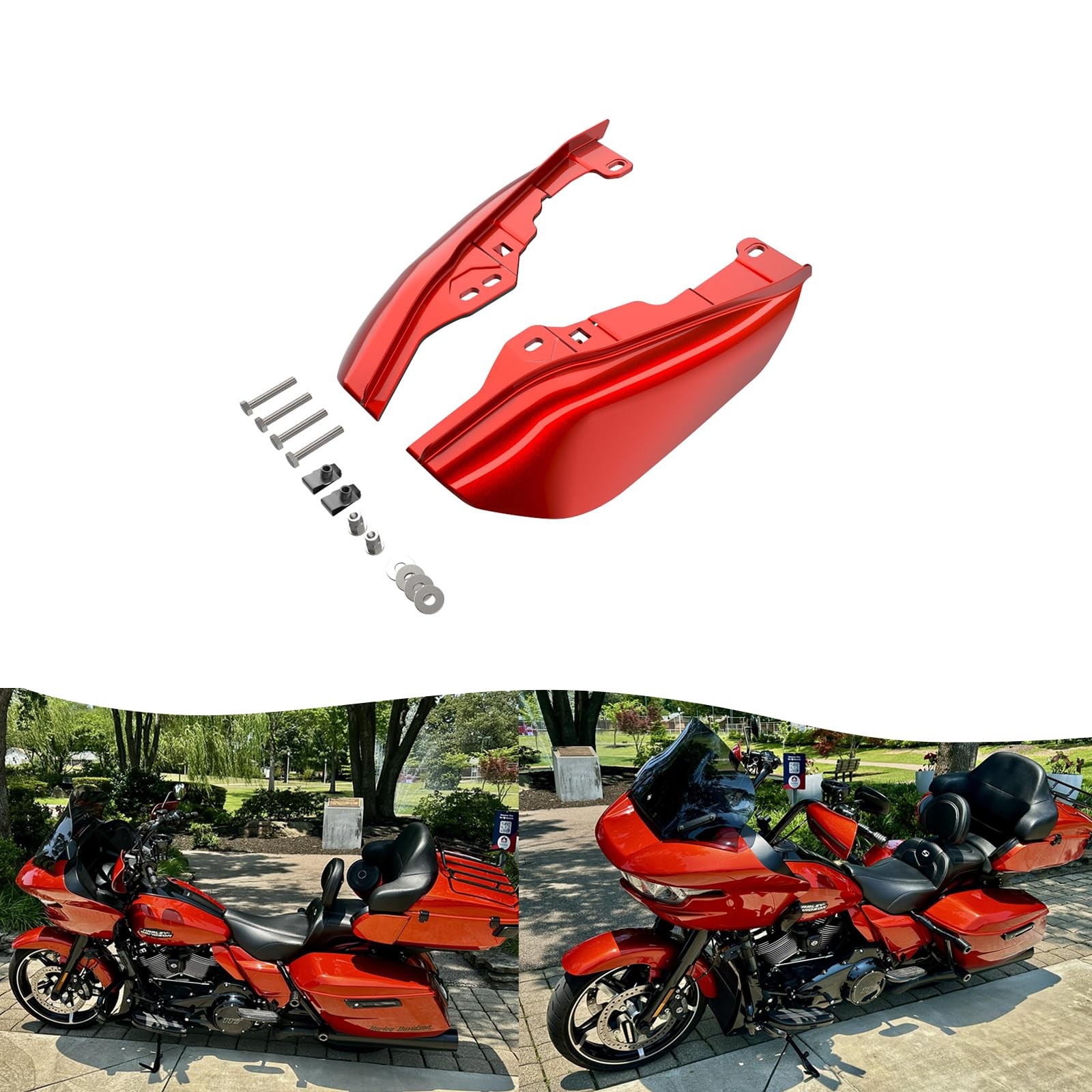 Amazon.com: Advanblack 2024 RG Mid Frame Air Deflectors Compatible